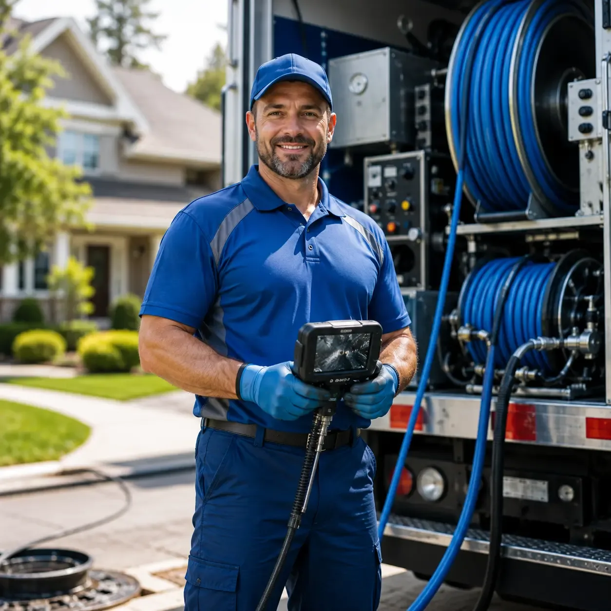 Local outdoor drain cleaning specialists in Troy, IL